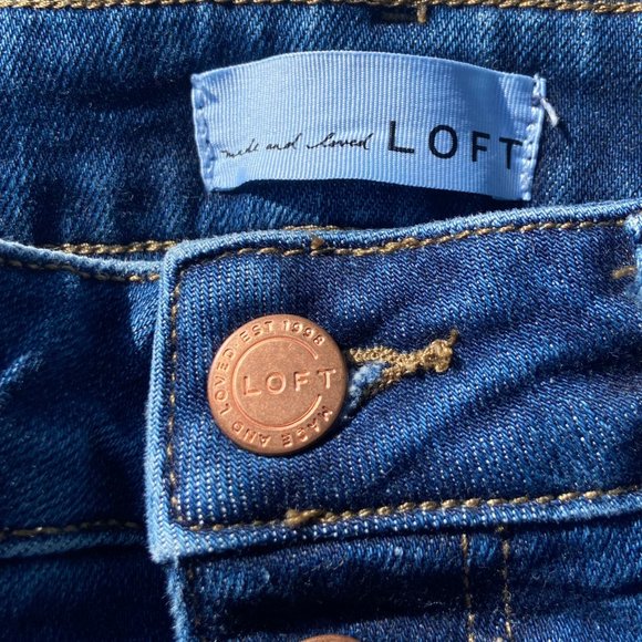 Loft Made and Loved Curvy High Waist Skinny Jeans - Picture 4 of 5